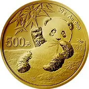 Chińska Panda 3g złota